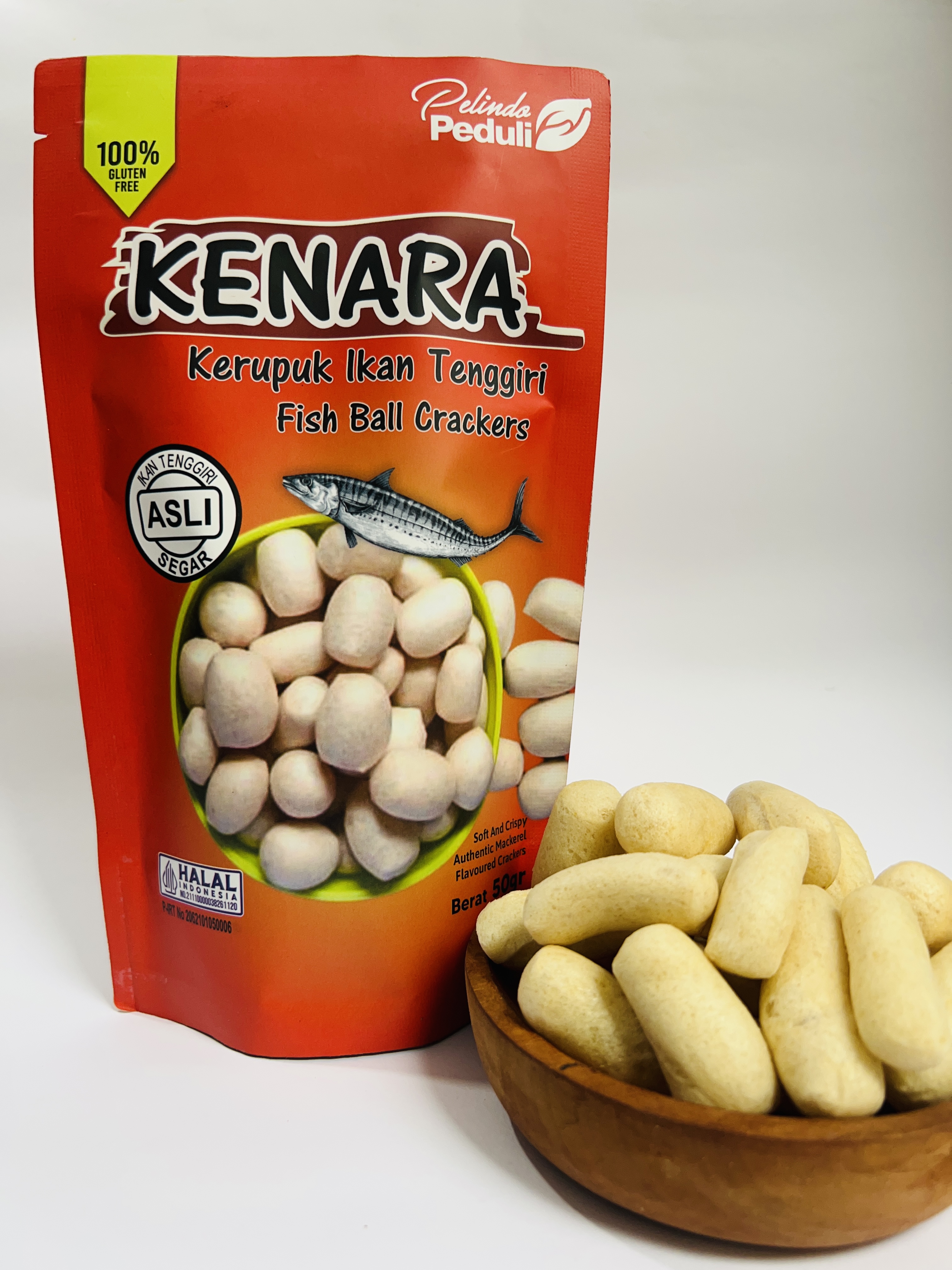 Fish Ball Crackers - Kerupuk Ikan Tenggiri Kenara